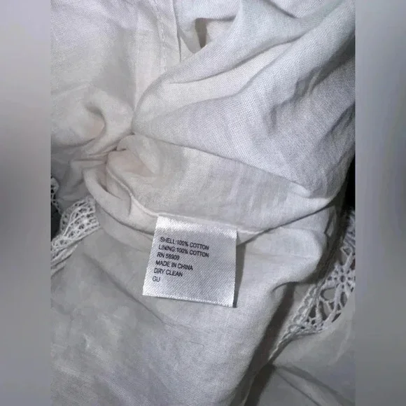 Antonio Melani INA V Neck white dress Size 2 - Picture 10 of 11